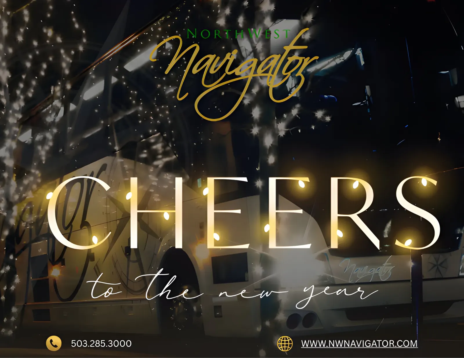 New Year invitation design
