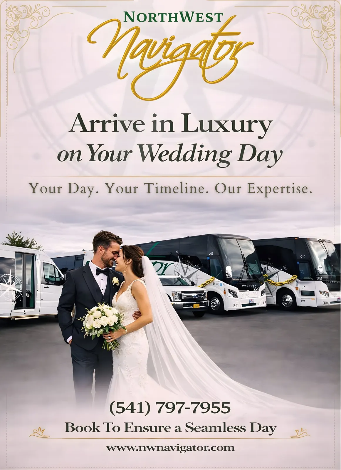 Northwest Navigator advertisement placed in the Cascades Wedding Show programme