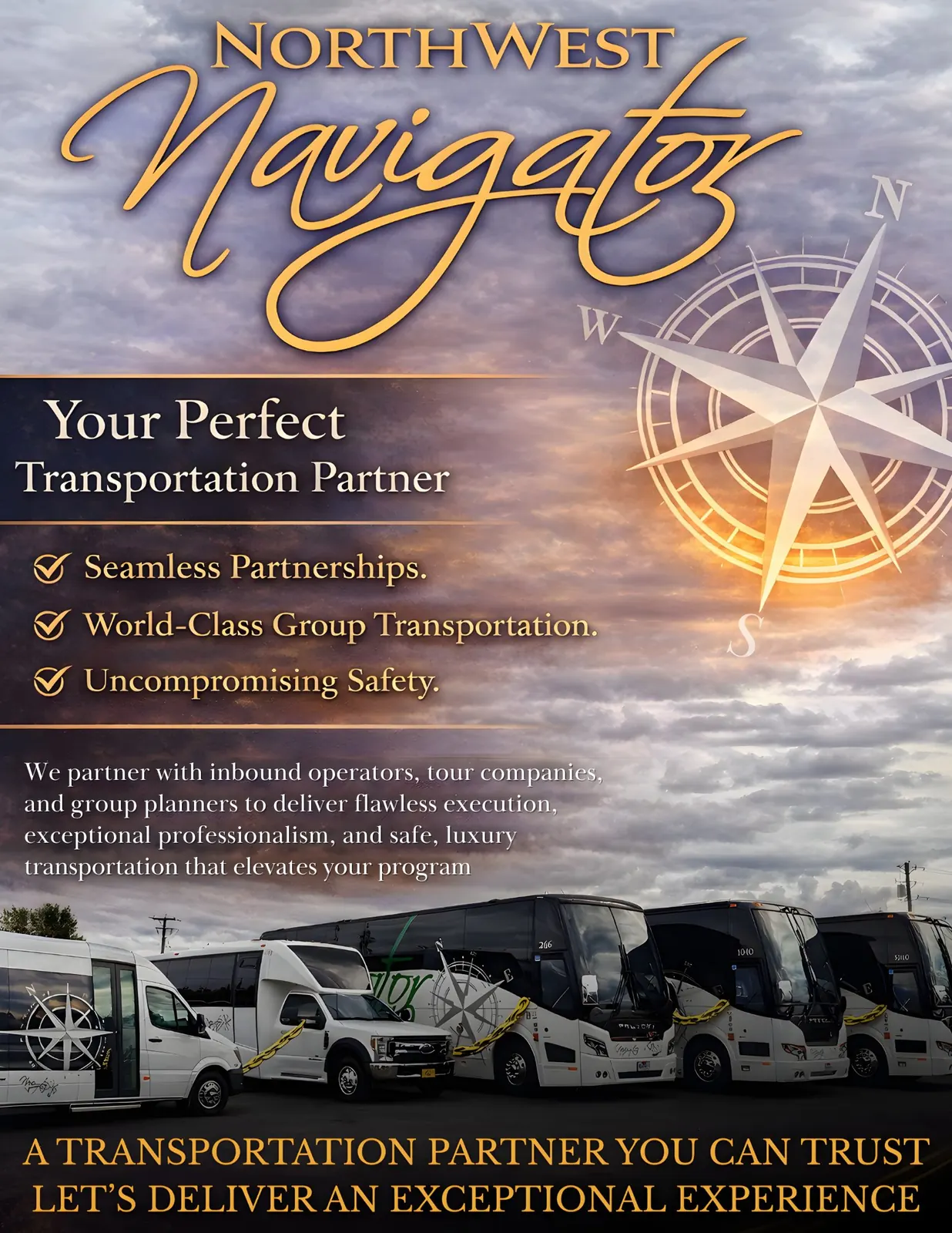 Flyer headed Your Perfect Transportation Partner